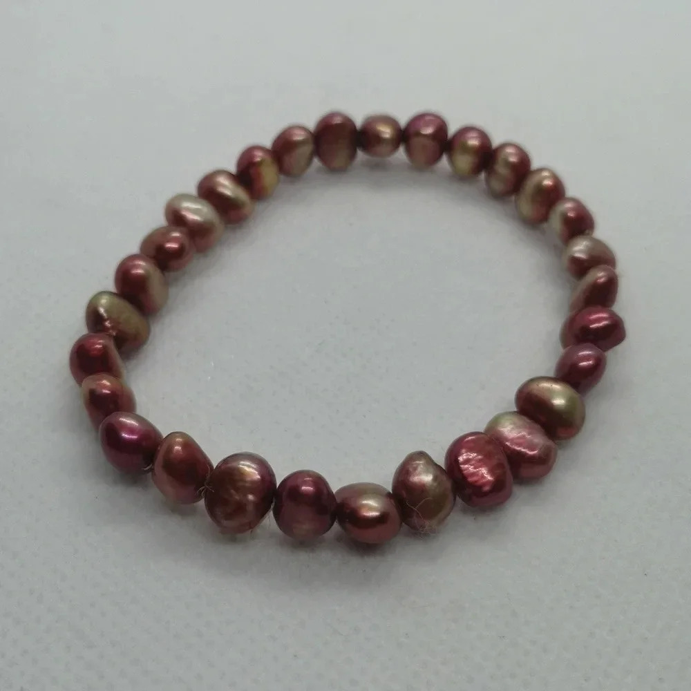 Natural pearl bracelet
